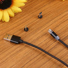 Led 2.4A 8pin Type C Magnetic 3 In 1 Charging Cable