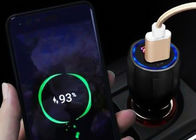 Circle LED Light Mobile Phone 18W QC 3.0 Car Charger