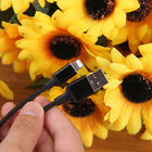 Nylon Braided 1.2M Magnetic Mini Usb Charging Cable