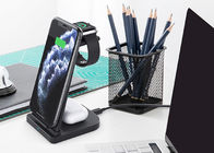 7.5w QI Enabled 3 In 1 Wireless Charging Station