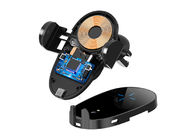 ABS Black QI 15W Automatic Clamping Car Mount