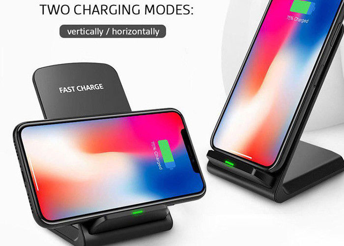 FCC 6mm ABS QI Enable 10w Wireless Charger Stand