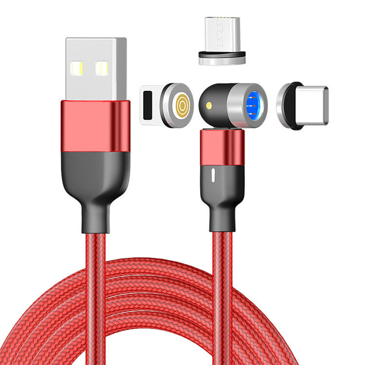 540 Degree 3A Magnetic Micro USB Quick Charging Cable