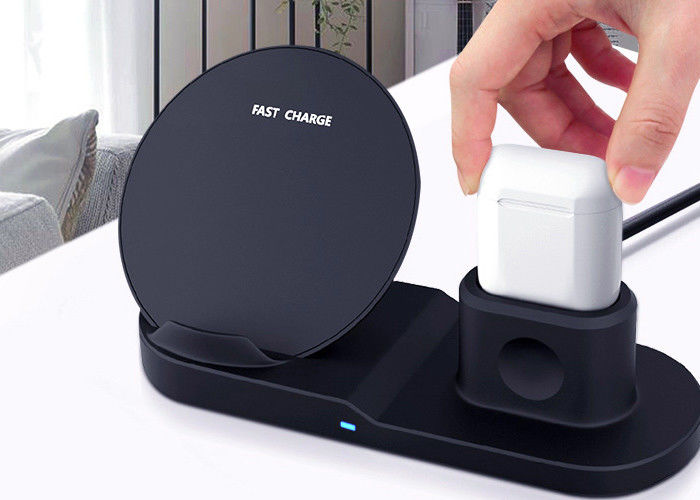 Stand 9V 1.67A 10mm 3 In 1 QI Wireless Charger