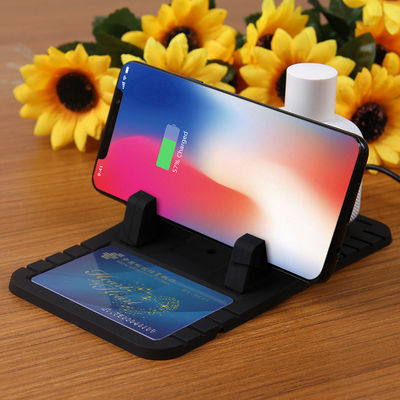 OEM 10W 7.5W Silicon Car Mount QI Wireless Car Charger